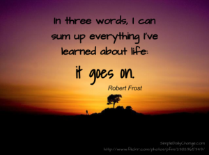 life goes on quote